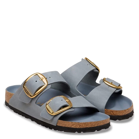 Birkenstock Arizona Big Buckle Sandaler, Basalt Gray